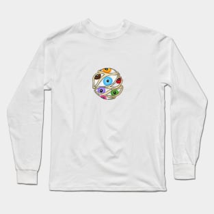 Colour Eyeball Long Sleeve T-Shirt